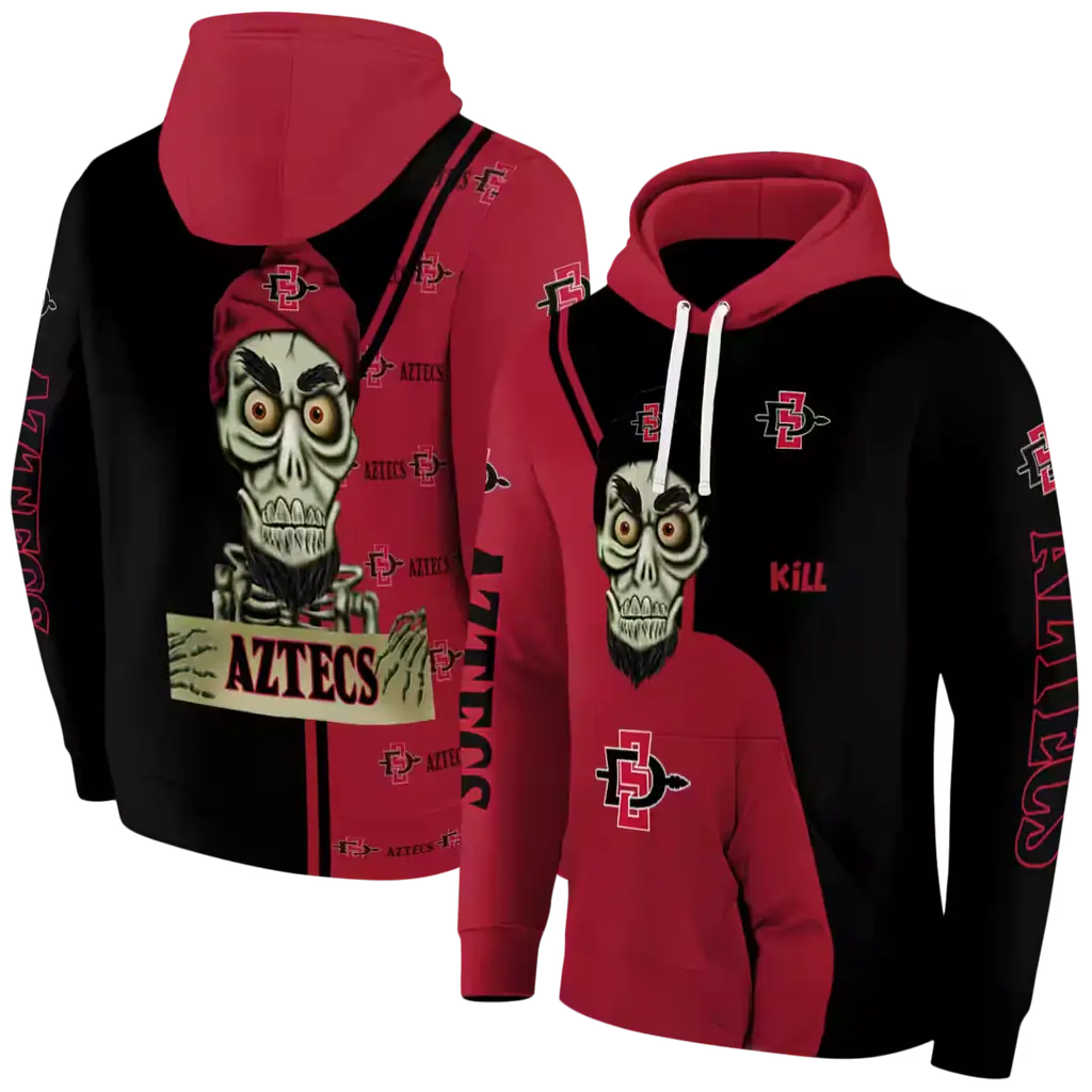san diego state aztecs achmed skull red hoodie fashion forward san diego state aztecs achmed skull red hoodie fashion forward