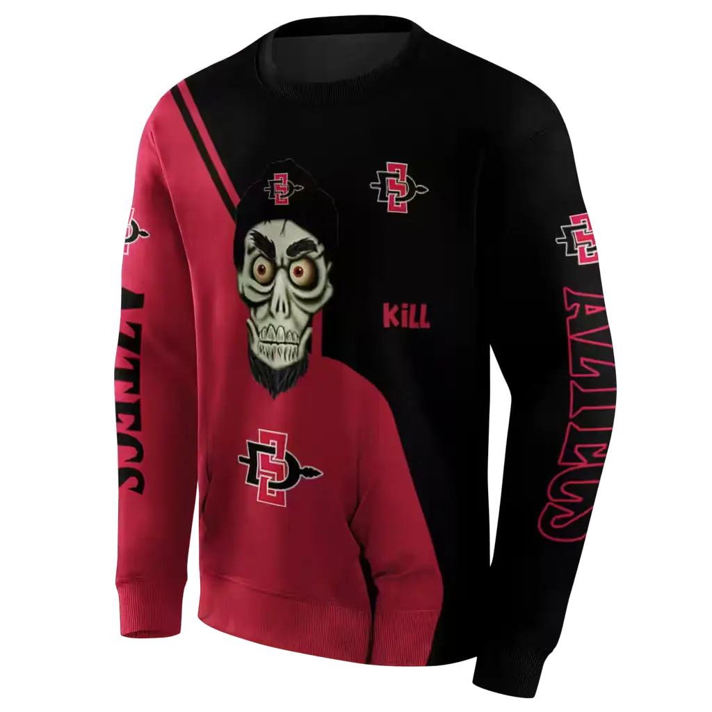san diego state aztecs achmed skull red hoodie new arrival san diego state aztecs achmed skull red hoodie new arrival