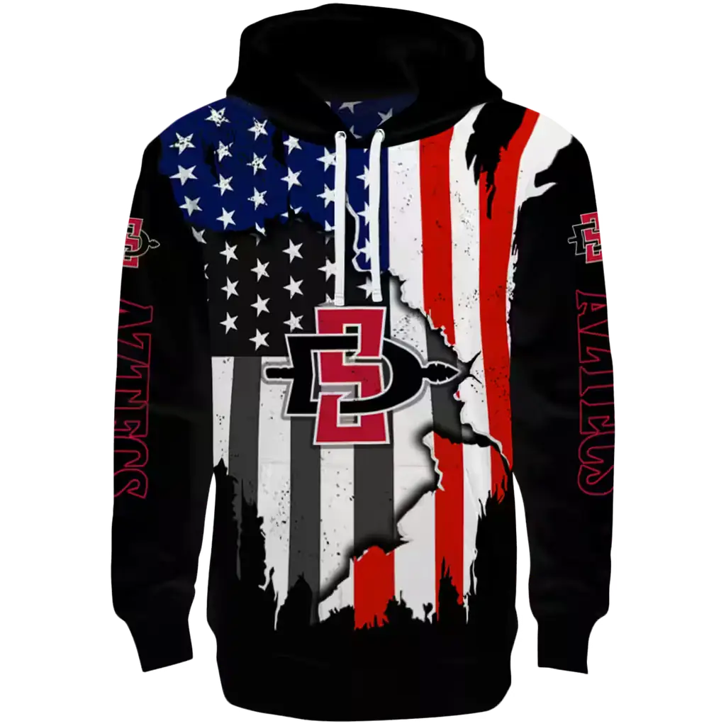 san diego state aztecs american pride black hoodie best selling san diego state aztecs american pride black hoodie best selling