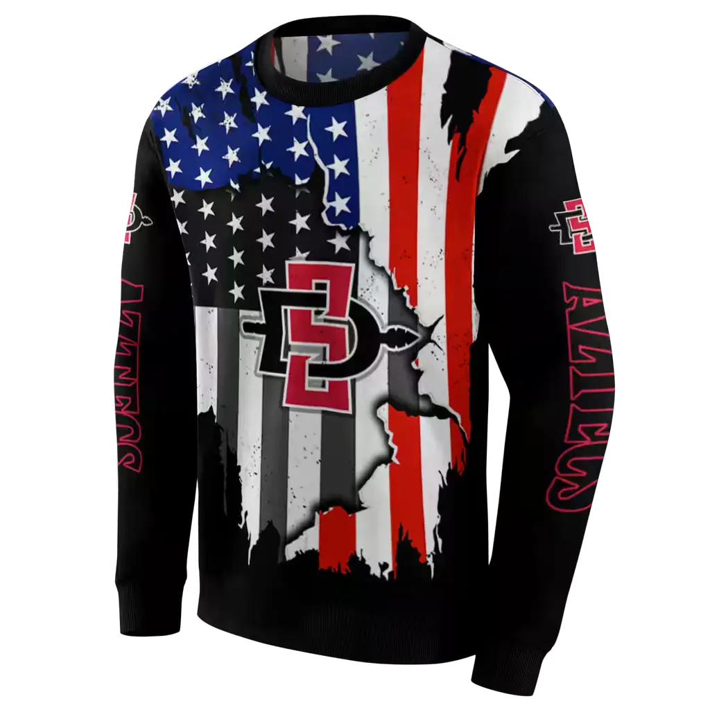 san diego state aztecs american pride black hoodie new arrival san diego state aztecs american pride black hoodie new arrival
