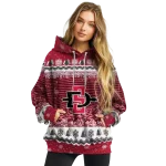san diego state aztecs christmas trees red hoodie best selling