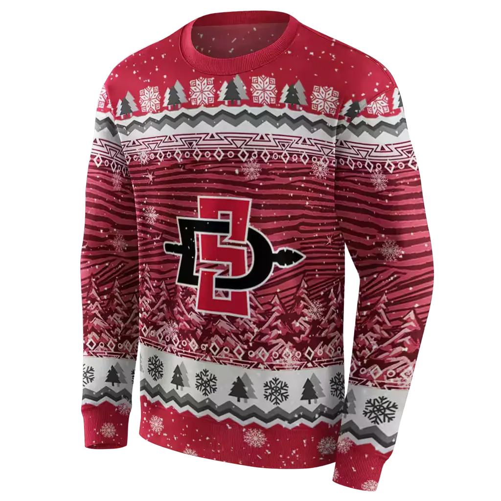 san diego state aztecs christmas trees red hoodie new arrival san diego state aztecs christmas trees red hoodie new arrival
