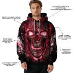 san diego state aztecs demonic skull red black hoodie best selling