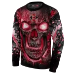 san diego state aztecs demonic skull red black hoodie best selling