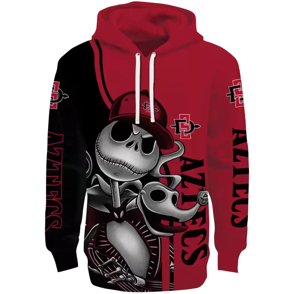 san diego state aztecs jack skellington red hoodie best selling san diego state aztecs jack skellington red hoodie best selling