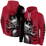 san diego state aztecs jack skellington red hoodie best selling