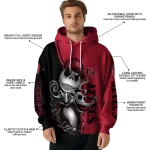 san diego state aztecs jack skellington red hoodie best selling