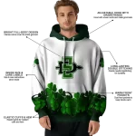 san diego state aztecs lucky motif white green hoodie best selling