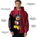 san diego state aztecs mickey mouse red black hoodie best selling
