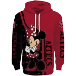 san diego state aztecs minnie mouse red hoodie best selling