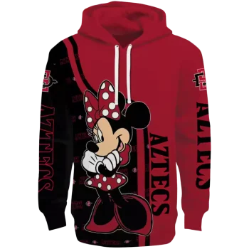 san diego state aztecs minnie mouse red hoodie best selling