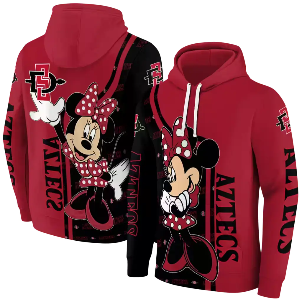 san diego state aztecs minnie mouse red hoodie fashion forward san diego state aztecs minnie mouse red hoodie fashion forward