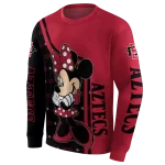 san diego state aztecs minnie mouse red hoodie best selling