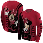 san diego state aztecs minnie mouse red hoodie best selling