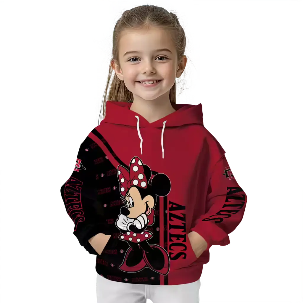 san diego state aztecs minnie mouse red hoodie top rated san diego state aztecs minnie mouse red hoodie top rated