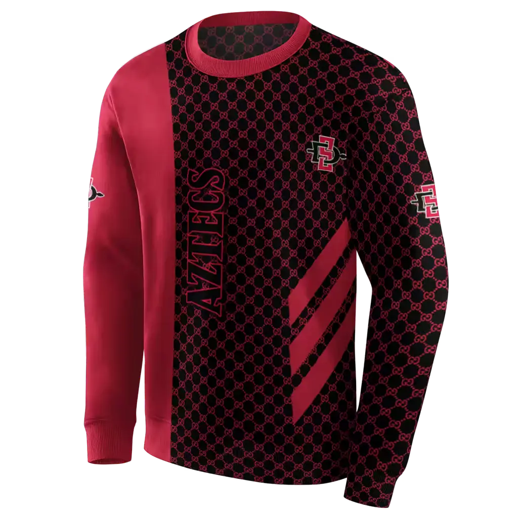 san diego state aztecs monogram pattern red hoodie new arrival san diego state aztecs monogram pattern red hoodie new arrival