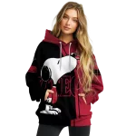 san diego state aztecs playful snoopy red hoodie best selling