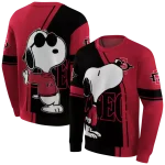 san diego state aztecs playful snoopy red hoodie best selling
