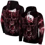 san diego state aztecs skull artwork red black hoodie best selling