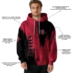 san diego state aztecs splatter effect red hoodie best selling