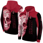 san diego state aztecs sugar skull red black hoodie best selling
