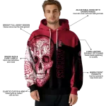 san diego state aztecs sugar skull red black hoodie best selling