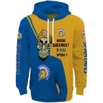 san jose state spartans achmed skull blue hoodie best selling