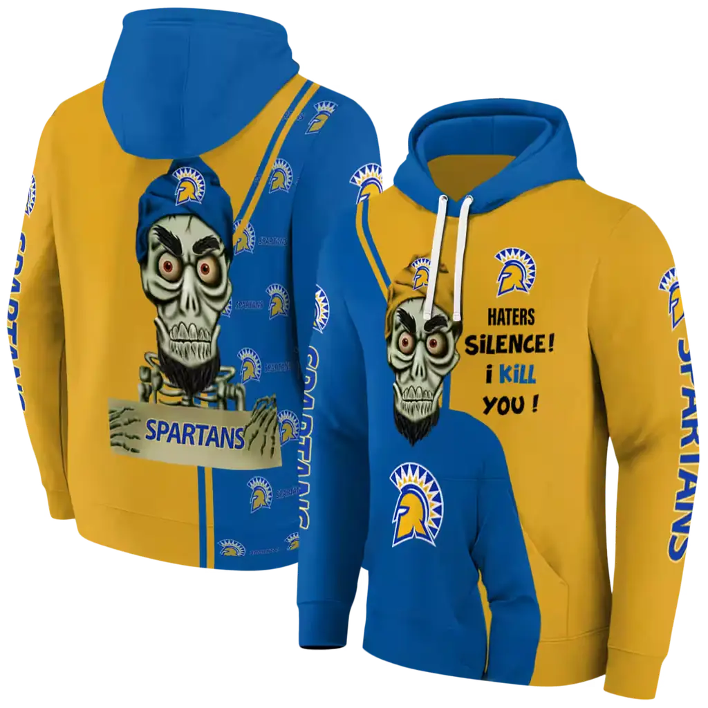 san jose state spartans achmed skull blue hoodie fashion forward san jose state spartans achmed skull blue hoodie fashion forward