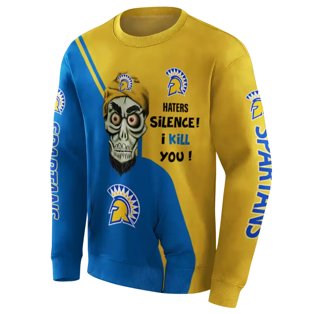 san jose state spartans achmed skull blue hoodie new arrival san jose state spartans achmed skull blue hoodie new arrival