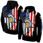 san jose state spartans american pride black hoodie best selling