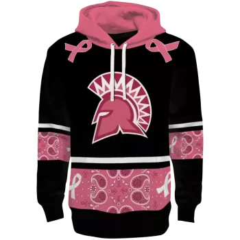san jose state spartans awareness ribbon black pink hoodie best selling