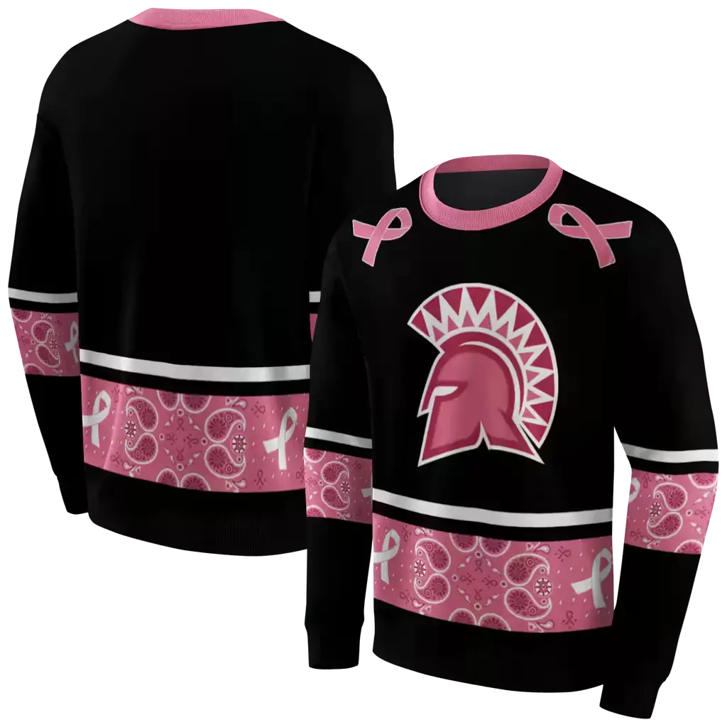 san jose state spartans awareness ribbon black pink hoodie premium grade san jose state spartans awareness ribbon black pink hoodie premium grade