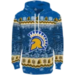 san jose state spartans christmas trees blue hoodie best selling