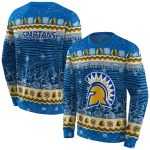 san jose state spartans christmas trees blue hoodie best selling