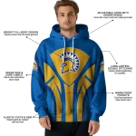san jose state spartans concentric lines blue black hoodie best selling