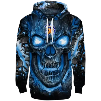 san jose state spartans demonic skull blue black hoodie best selling