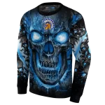 san jose state spartans demonic skull blue black hoodie best selling