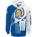 san jose state spartans graphic punisher blue white hoodie best selling