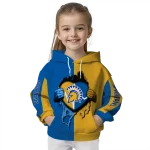 san jose state spartans heartbeat graphic blue hoodie best selling