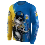 san jose state spartans jack skellington blue hoodie best selling