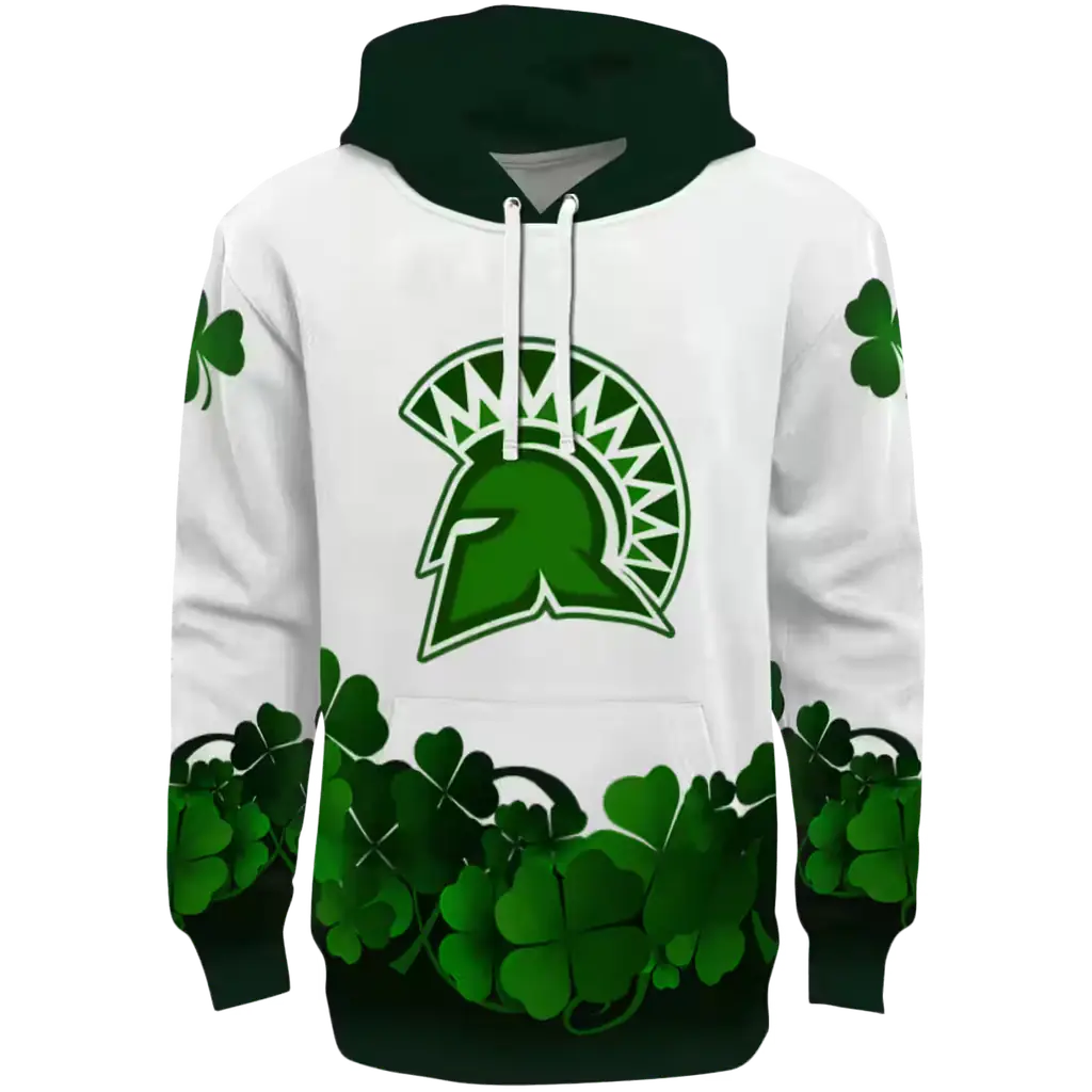 san jose state spartans lucky motif white green hoodie best selling san jose state spartans lucky motif white green hoodie best selling