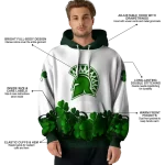 san jose state spartans lucky motif white green hoodie best selling