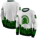 san jose state spartans lucky motif white green hoodie best selling
