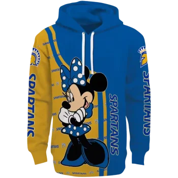 san jose state spartans minnie mouse blue hoodie best selling