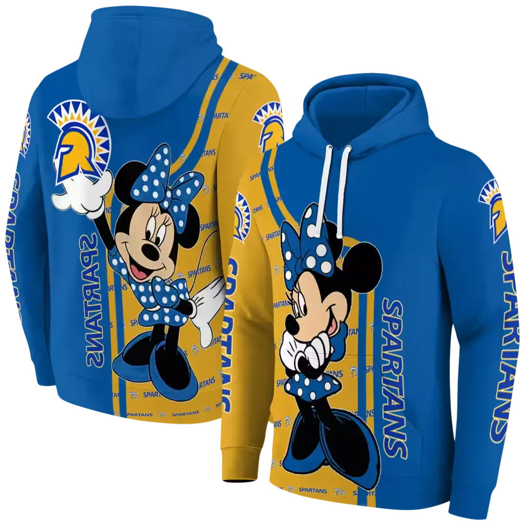 san jose state spartans minnie mouse blue hoodie fashion forward san jose state spartans minnie mouse blue hoodie fashion forward