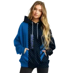 san jose state spartans monogram pattern blue hoodie best selling