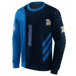 san jose state spartans monogram pattern blue hoodie best selling