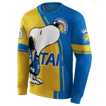 san jose state spartans playful snoopy blue hoodie best selling