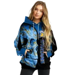 san jose state spartans skull motif blue black hoodie best selling