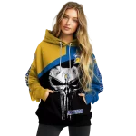 san jose state spartans skull punisher gold black hoodie best selling
